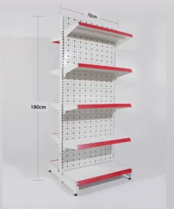 Thuê Kệ Siêu Thị C1800 x D900 x R760 x 5 tầng (Kệ đôi)