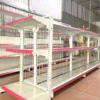 Mẫu kệ đôi siêu thị 3 tầng hai mặt trưng bày, kích thước c1240 x d700 x r760.