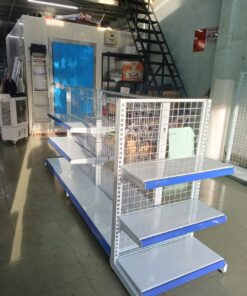 Thuê Kệ Siêu Thị C1240 x D900 x R410 x 3 tầng (kệ đơn)