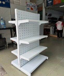 Thuê Kệ Siêu Thị C1520 x D900 x R760 x 4 tầng (Kệ đôi)