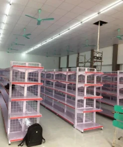 Thuê Kệ Siêu Thị C1800 x D1200 x R760 x 5 tầng (Kệ đôi)