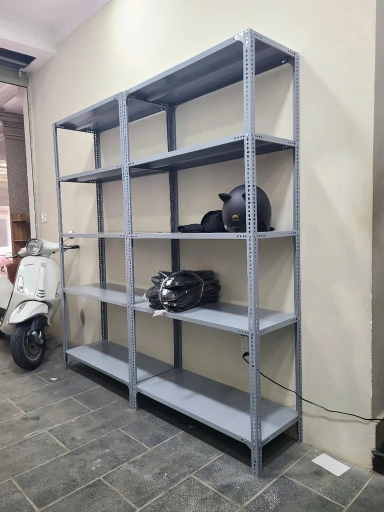 Dịch vụ cho thuê kệ sắt v lỗ