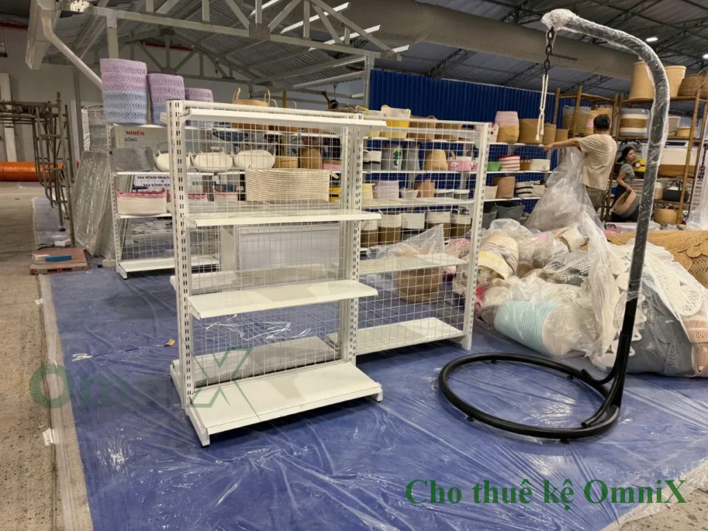 Dịch vụ cho thuê kệ sắt nhiều tầng thi công gian hàng triển lãm sự kiện
